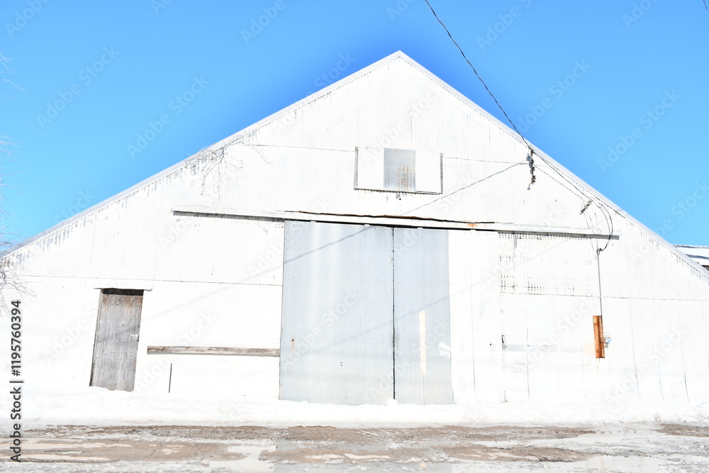 Fototapeta premium Metal Building