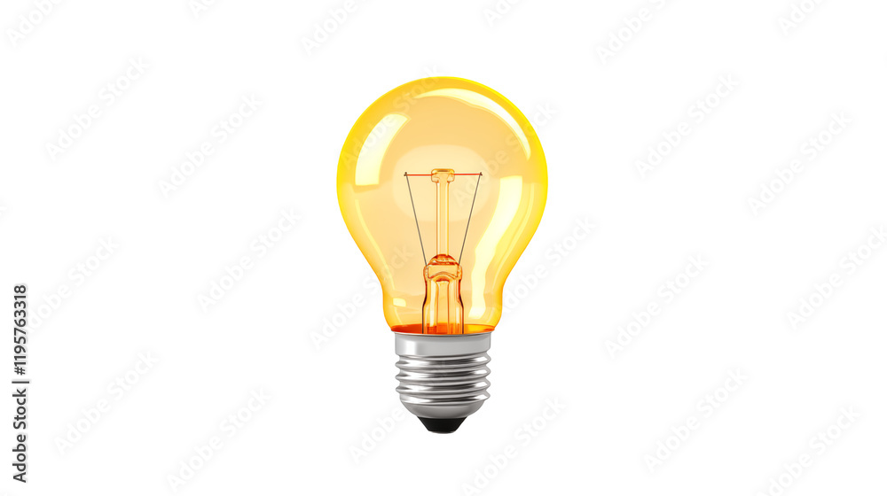 Illuminating Ideas Glowing Light Bulb for Innovation and Inspiration Concepts Illuminating Ideas Glowing Light Bulb for Innovation and Inspiration Concepts