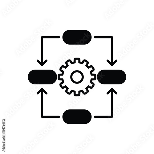 Dependencies vector icon