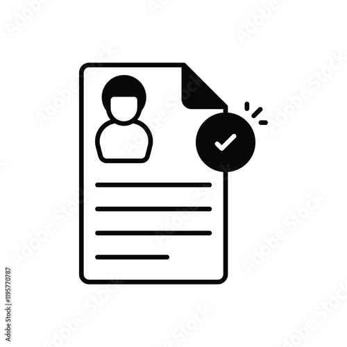 Applicant vector icon