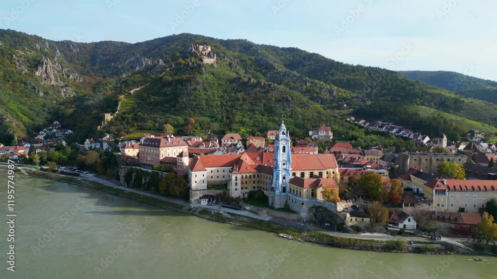 Dürnstein village in the Wachau Valley, Lower Austria Dürnstein village in the Wachau Valley, Lower Austria