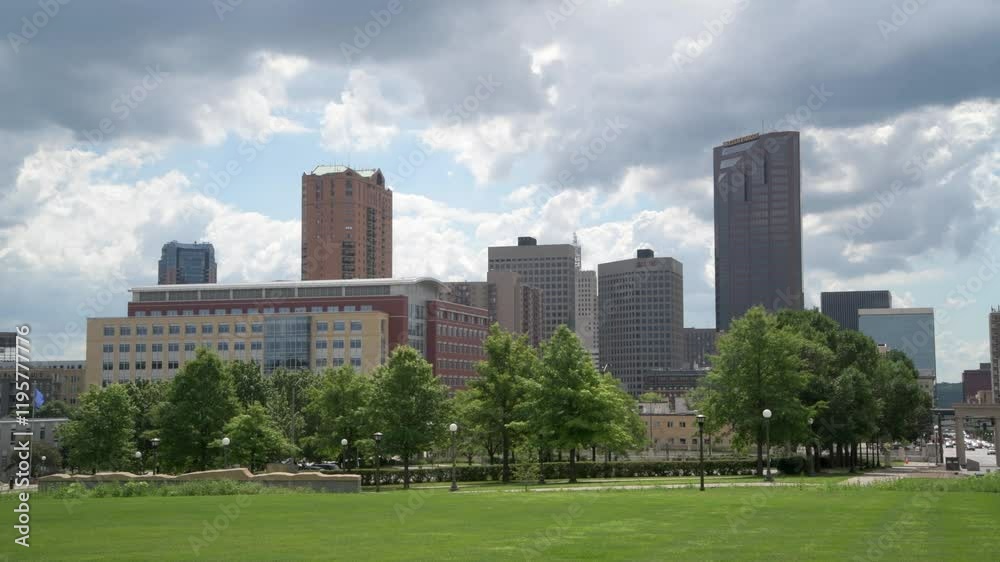 Daytime skyline view of St. Paul, Minnesota Daytime skyline view of St. Paul, Minnesota