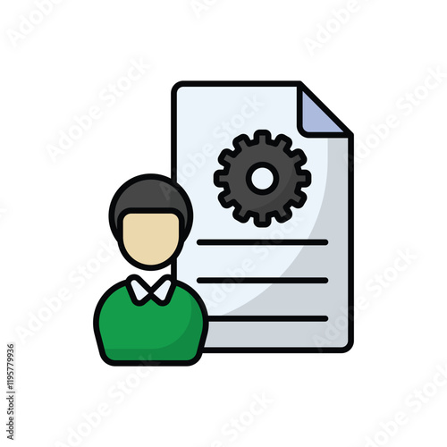 Content Manager vector icon