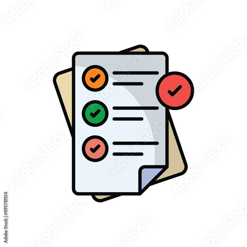 List Items vector icon