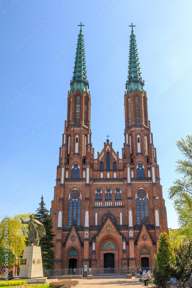 Obraz premium Poland, Warsaw. St. John's Archcathedral. Roman Catholic church in Old Town. Church has been listed by UNESCO as of cultural significance.