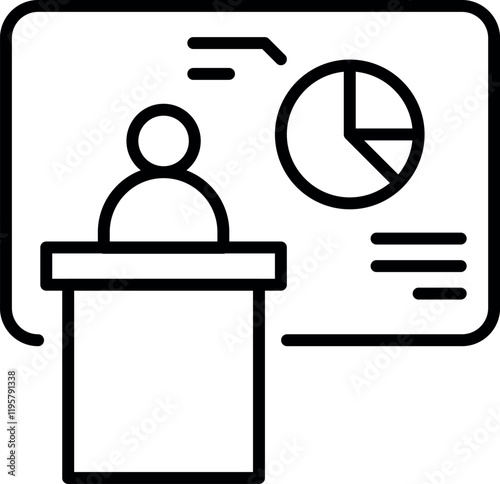 Set of 20 outline icons related to business and analytics. Linear icon collection. Editable stroke. Vector illustration