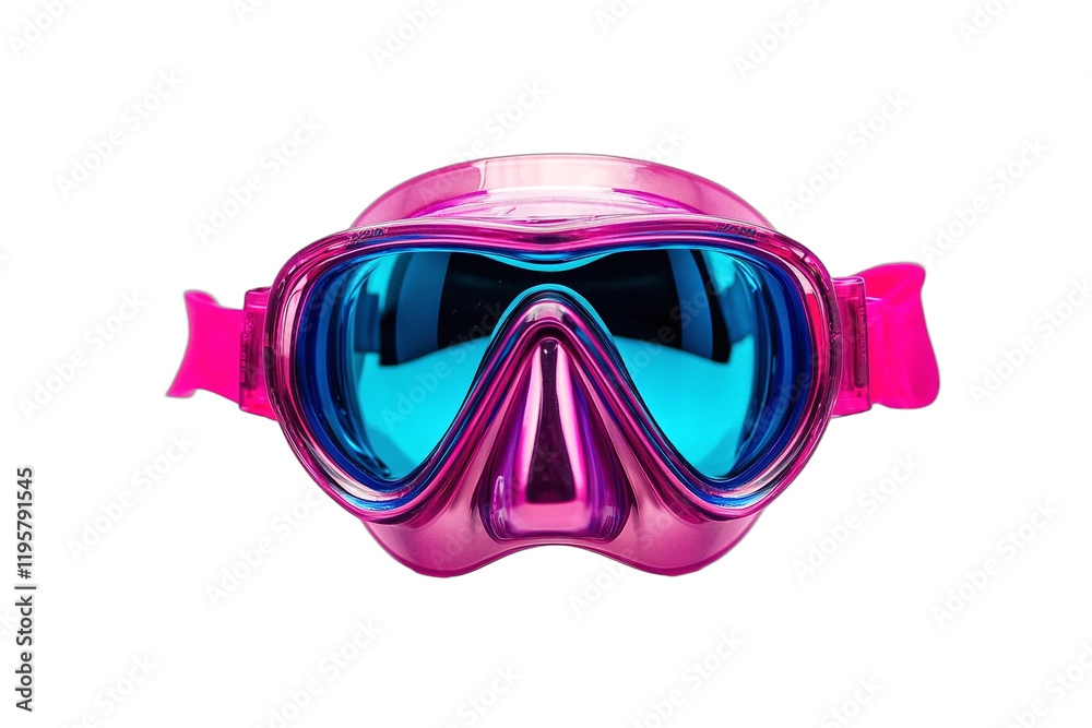 a pink helmet with goggles on a transparent background PNG image, PNG file, Generative art.