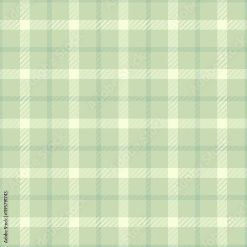 Elegant sage green and cream plaid pattern. Perfect for textile design, wallpaper, website backgrounds, or packaging.  Subtle texture adds sophistication. Ideal for springsummer projects.