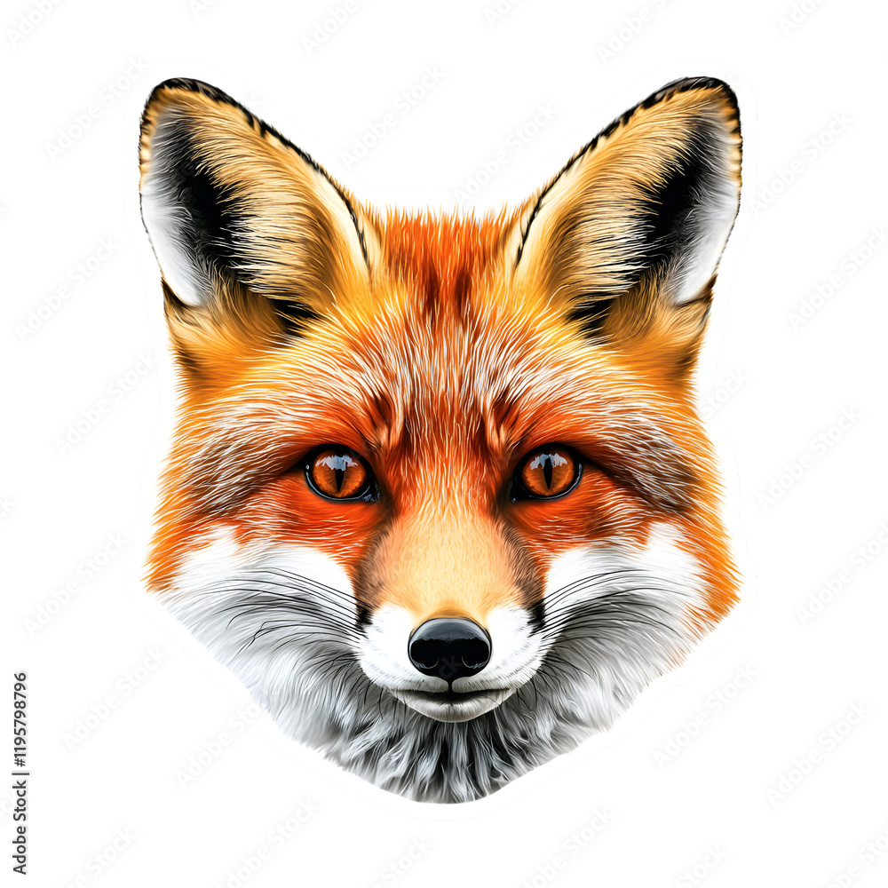 Fototapeta premium Animal, Crab Eating, Field Fox, Amazon, Pantanal, Forest, Nature, Amazon Rainforest, Art, Image, with Transparent Background PNG, for Stickers, T-Shirt Print, Cap, Mug, Flip Flops, Mousepad, Transpare