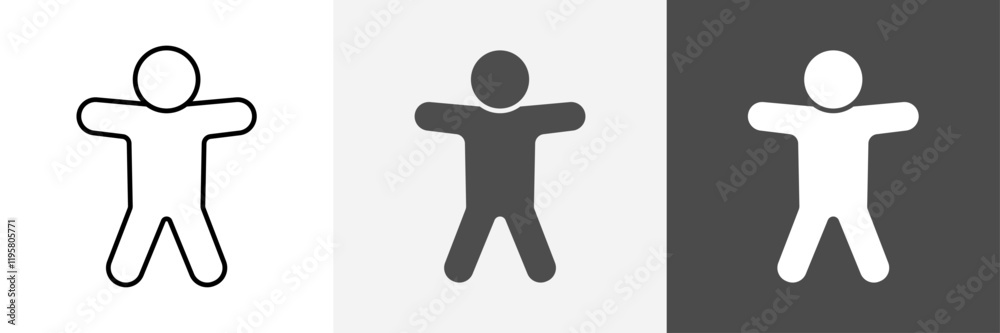 Accessibility icon set set vector art Accessibility icon set set vector art