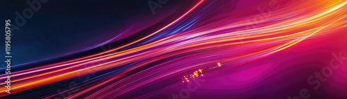  Fiber Optic Cables in Pink and Blue Glow