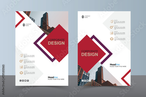 Modern Layout Flyer. Corporate Book Cover Design, EPS Vector Template. Can be Adapt to Brochure, Annual Report, Magazine, Business Presentation, Poster, flyer, Banner, Website