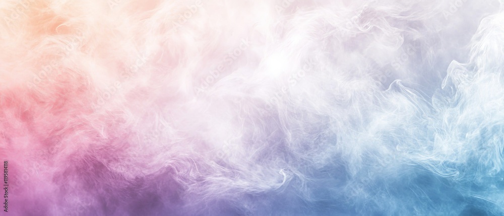 Obraz premium Soft pastel gradient banner template with gentle calming colors for various design needs