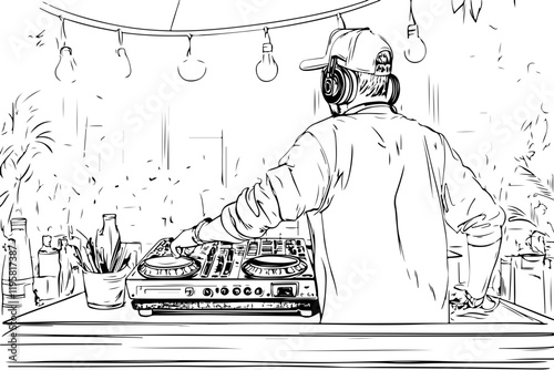 Coloring Page - vectorized - From the Love, Vacation, Fun and Drinks - Package