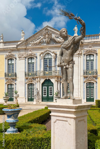 Lisbon, Portugal. Royal Palace interior courtyard. photo