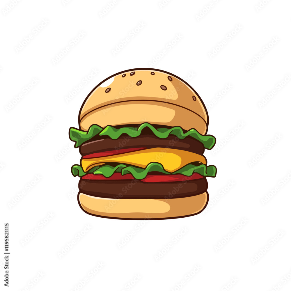 burger with cheese burger with cheese