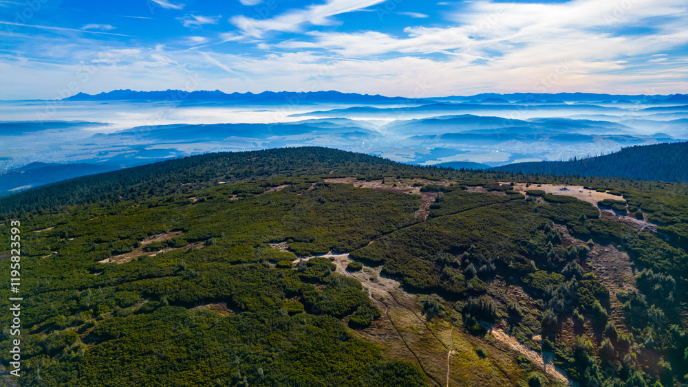 tatry pilsko beskid żywiecki panorama góra