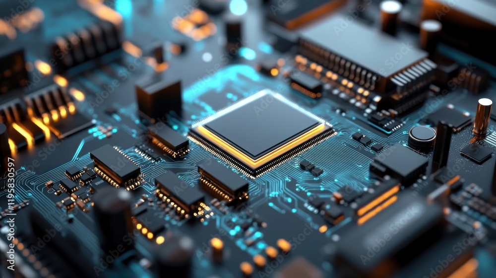 Circuit Board Microchip Technology Digital Innovation Circuit Board Microchip Technology Digital Innovation