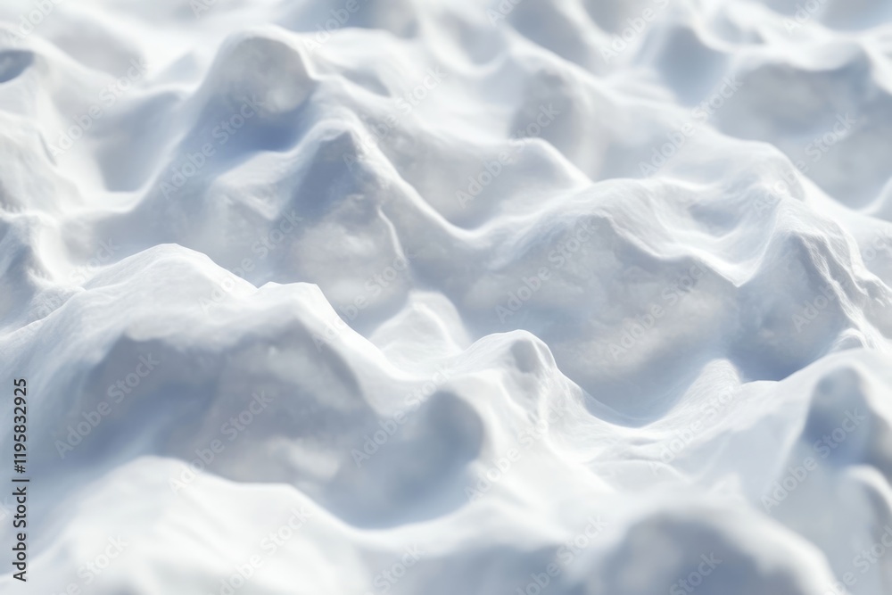 Fototapeta premium Snow white surface