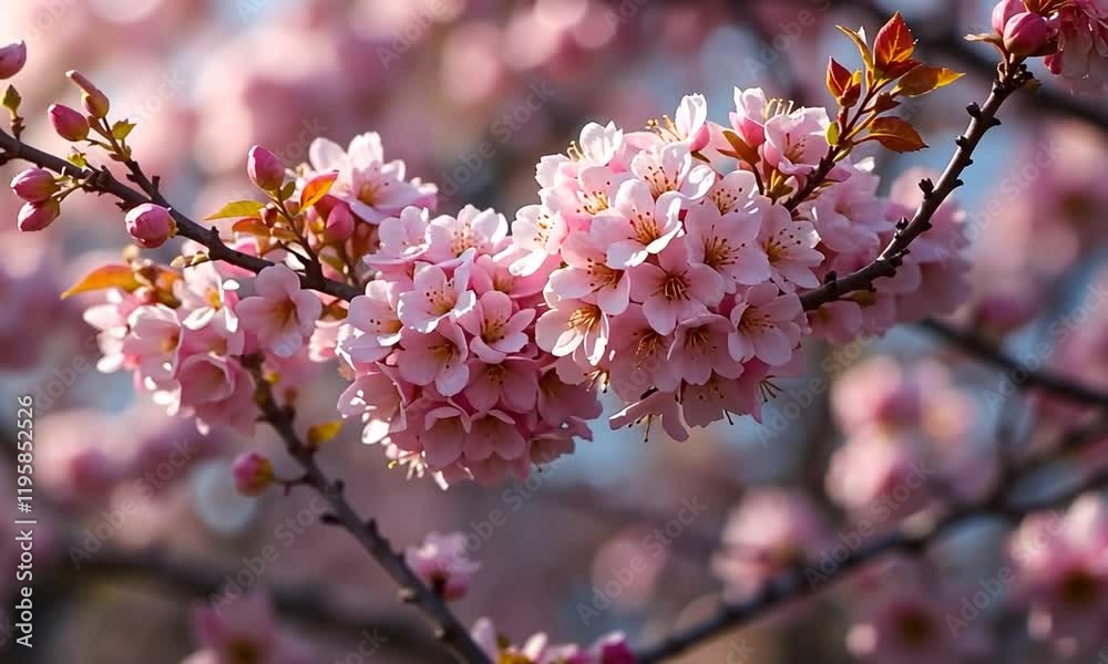 Cherry blossom in spring time sakura cherry blossom