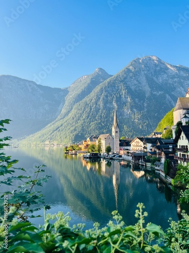 Hallstatt Austria quaint village lake