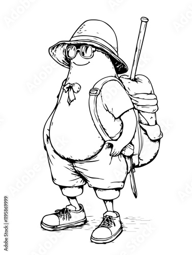 Coloring Page - vectorized - From the Love, Vacation, Fun and Drinks - Package