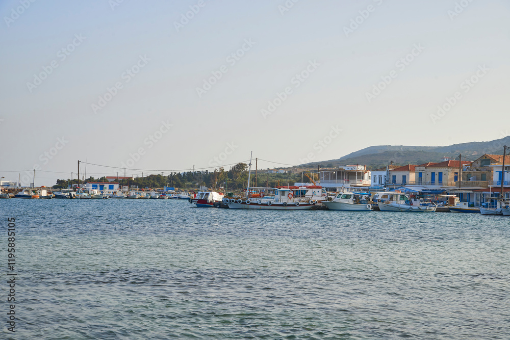 Fototapeta premium boats in the harbor