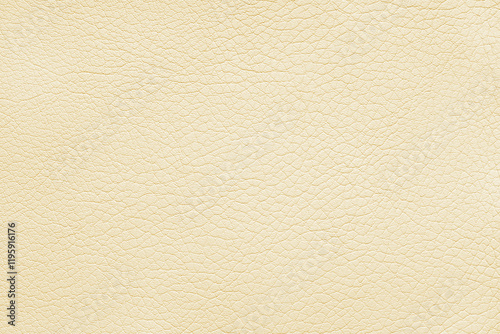 Texture of genuine leather or artificial synthetic leatherette pastel yellow color. Skin structure close up, macro, Background, wallpaper, backdrop with copy space.