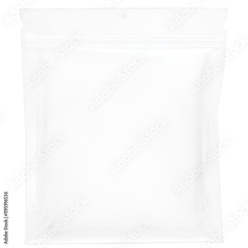 transparent Zip Lock Bag for Storage isolated on background

