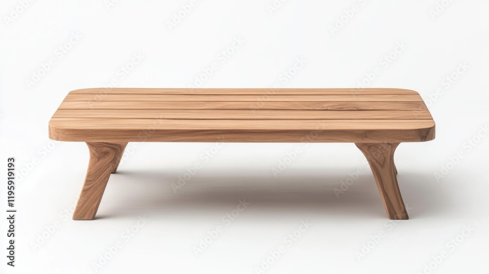Elegant Wooden Coffee Table with Sleek Design and Natural Finish Ideal for Modern Living Spaces Elegant Wooden Coffee Table with Sleek Design and Natural Finish Ideal for Modern Living Spaces