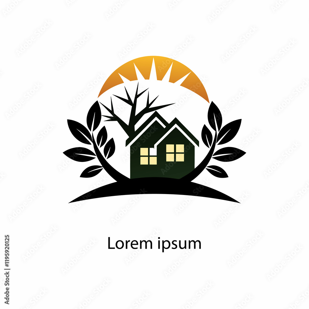 Fototapeta premium real estate logo design here 