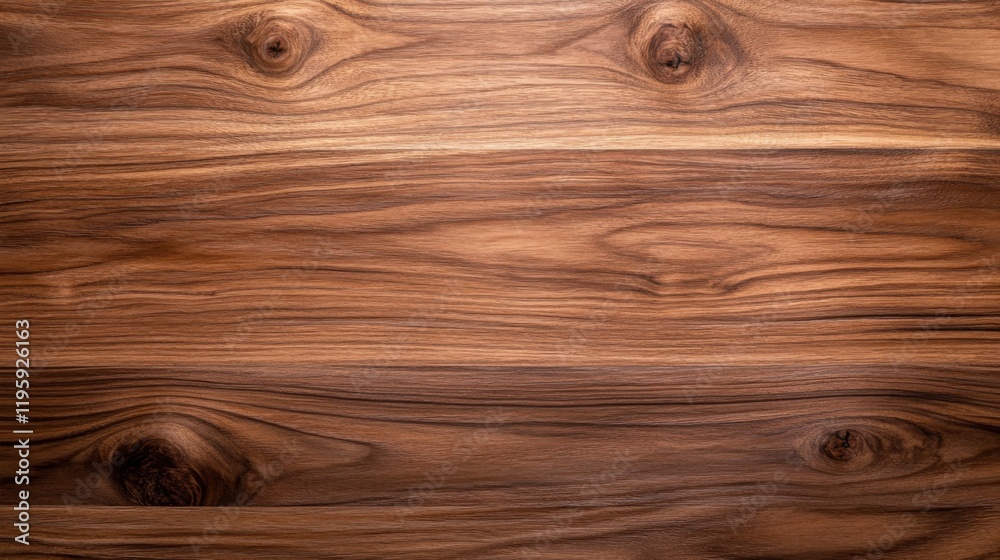 Fototapeta premium Smooth and Beautiful Wooden Surface with Rich Grain Patterns and Natural Texture for Various Design Projects