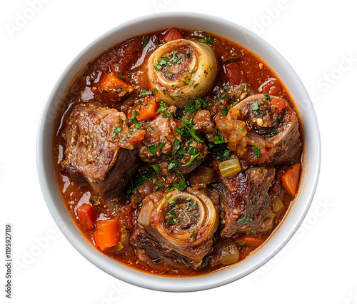 Osso buco isolated on transparent background