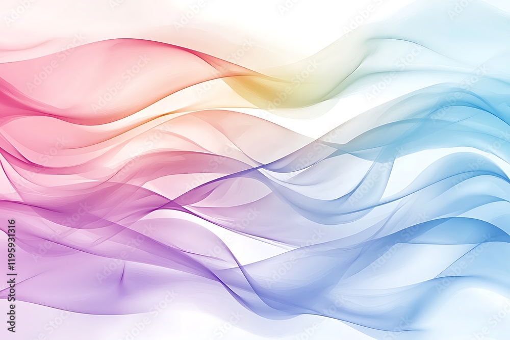 Abstract background with soft pastel waves and gradient colors for app and product design Abstract background with soft pastel waves and gradient colors for app and product design