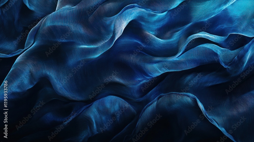 Obraz premium Abstract Blue Fabric Texture
