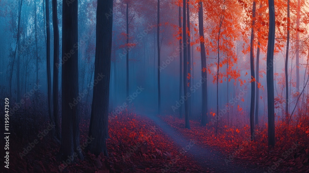 Obraz premium Enchanted Forest Path