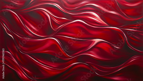 red satin background
