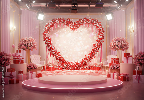 발렌타인 데이 텍스트 이미지 프로포즈 이벤트 페이지 연인 하트