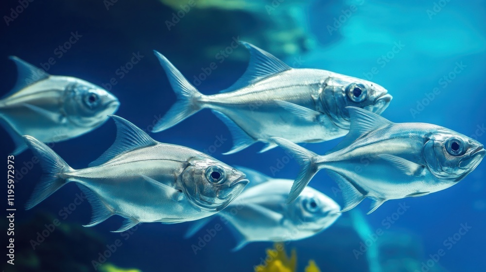 Fototapeta premium Silver Fish Underwater