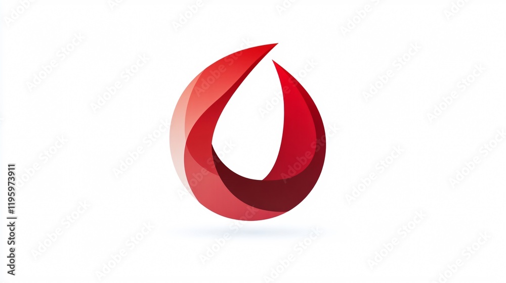 Blood Drop Medical Donation Symbol Wide Angle View for Healthcare Concept Blood Drop Medical Donation Symbol Wide Angle View for Healthcare Concept
