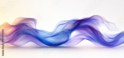 Wallpaper Mural Abstract Flowing Colors: A Serene Digital Artwork Torontodigital.ca