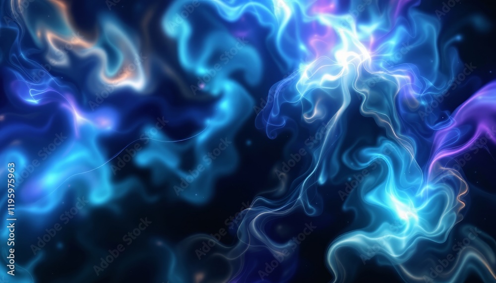 Colorful abstract neon light swirls and cosmic energy flow Colorful abstract neon light swirls and cosmic energy flow