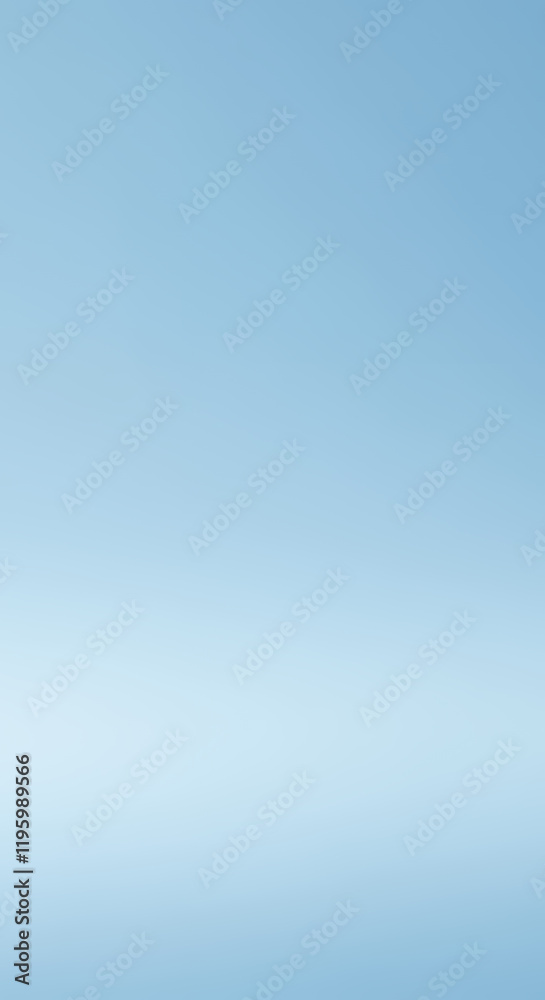 Obraz premium Light Blue Gradient Background, Soft Pastel Sky Texture