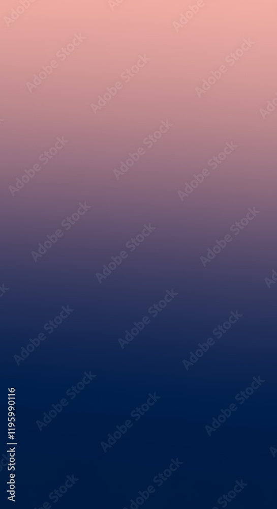 Obraz premium Blush Pink to Deep Navy Blue Gradient Background