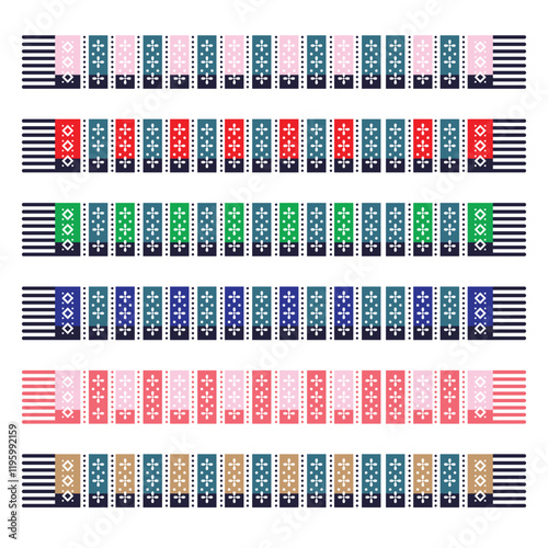 Winter Scarf Vector Design – Warm Woolen Scarves Illustration for Cold Weather Fashion and Accessories