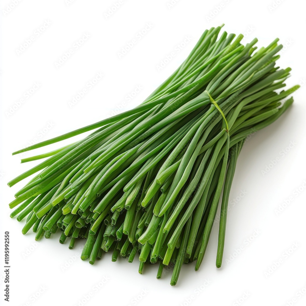 Fresh Green Chives Bundle, Culinary Herb, Healthy Ingredient Fresh Green Chives Bundle, Culinary Herb, Healthy Ingredient