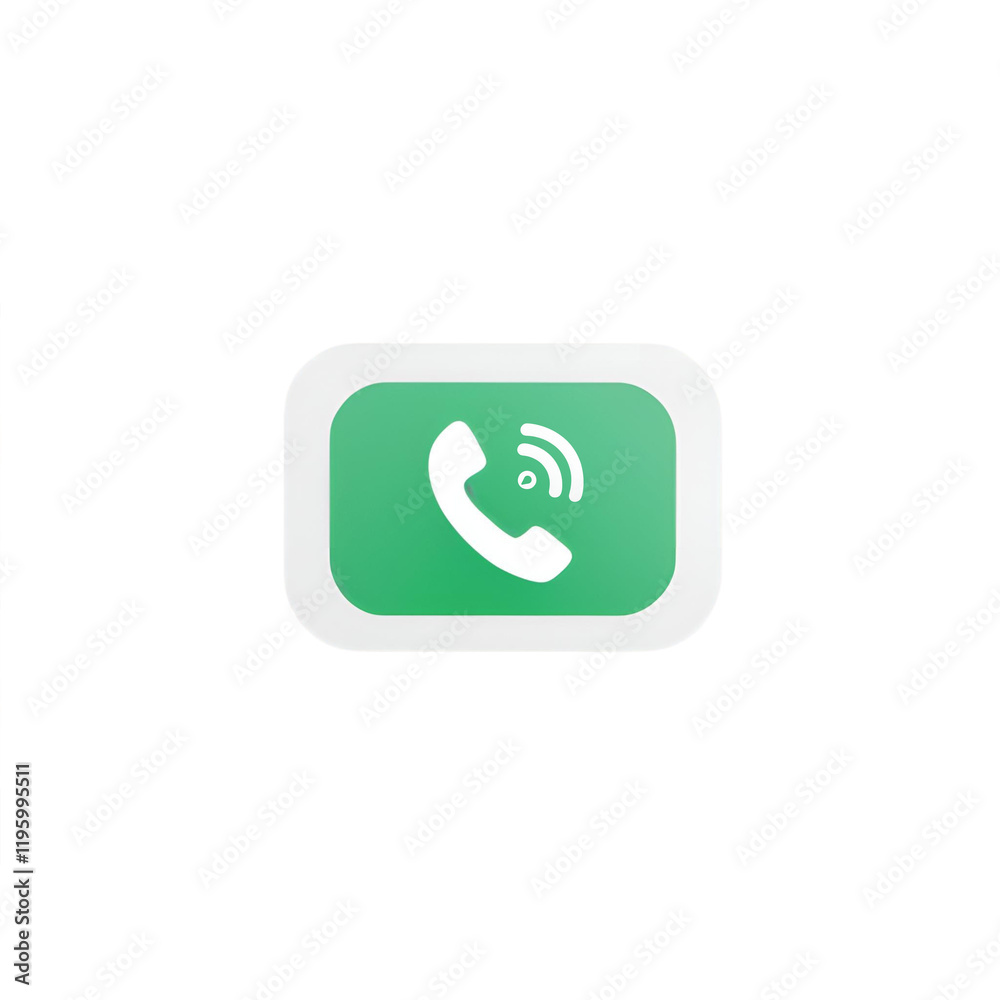 phone call button close up with white background phone call button close up with white background