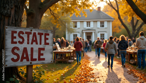 Warm Autumn Gathering at Estate Sale photo
