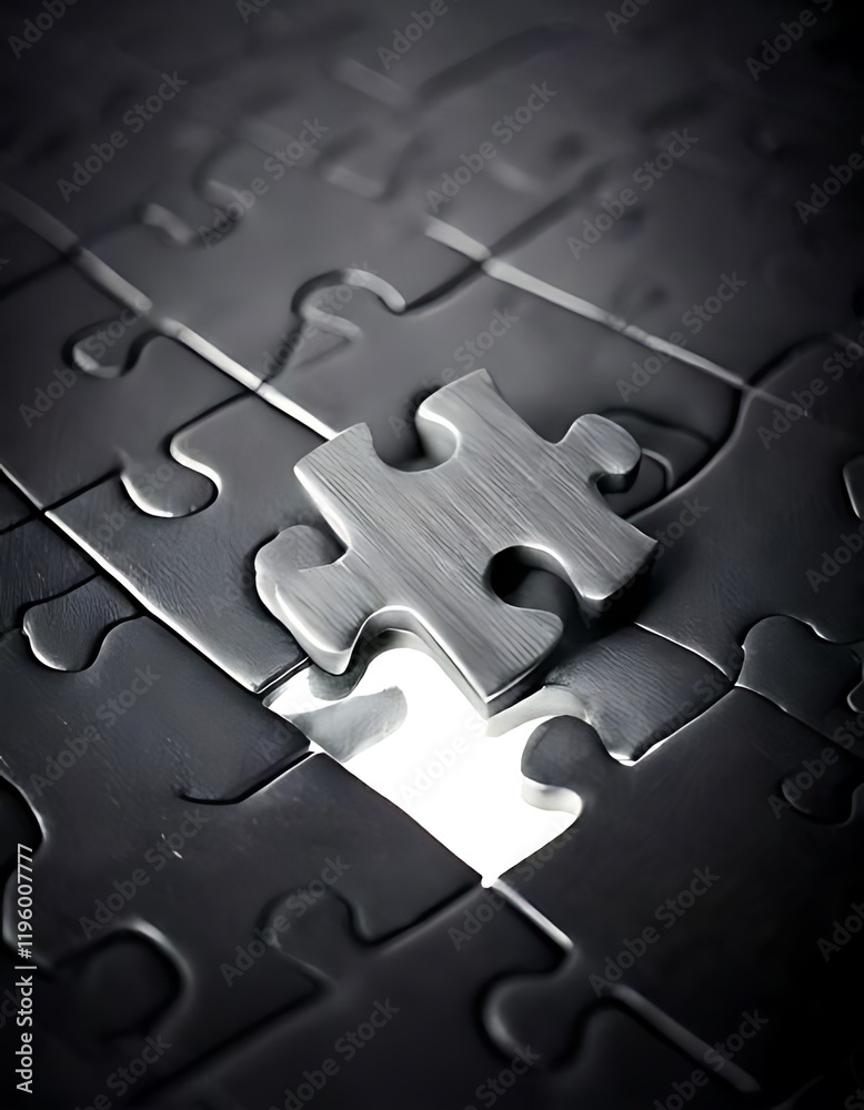 puzzle piece connects to the missing point of a corner puzzle piece connects to the missing point of a corner