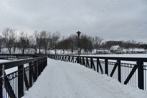 Obraz na płótnie Sherbrooke 14 Janvier 2025 w salonie